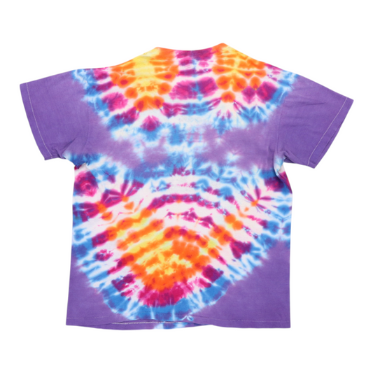 1989 Woodstock Festival 20th Anniversary Tie Dye Shirt Back