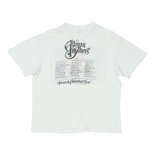 1989 Allman Brothers Band Twentieth Anniversary Tour Shirt