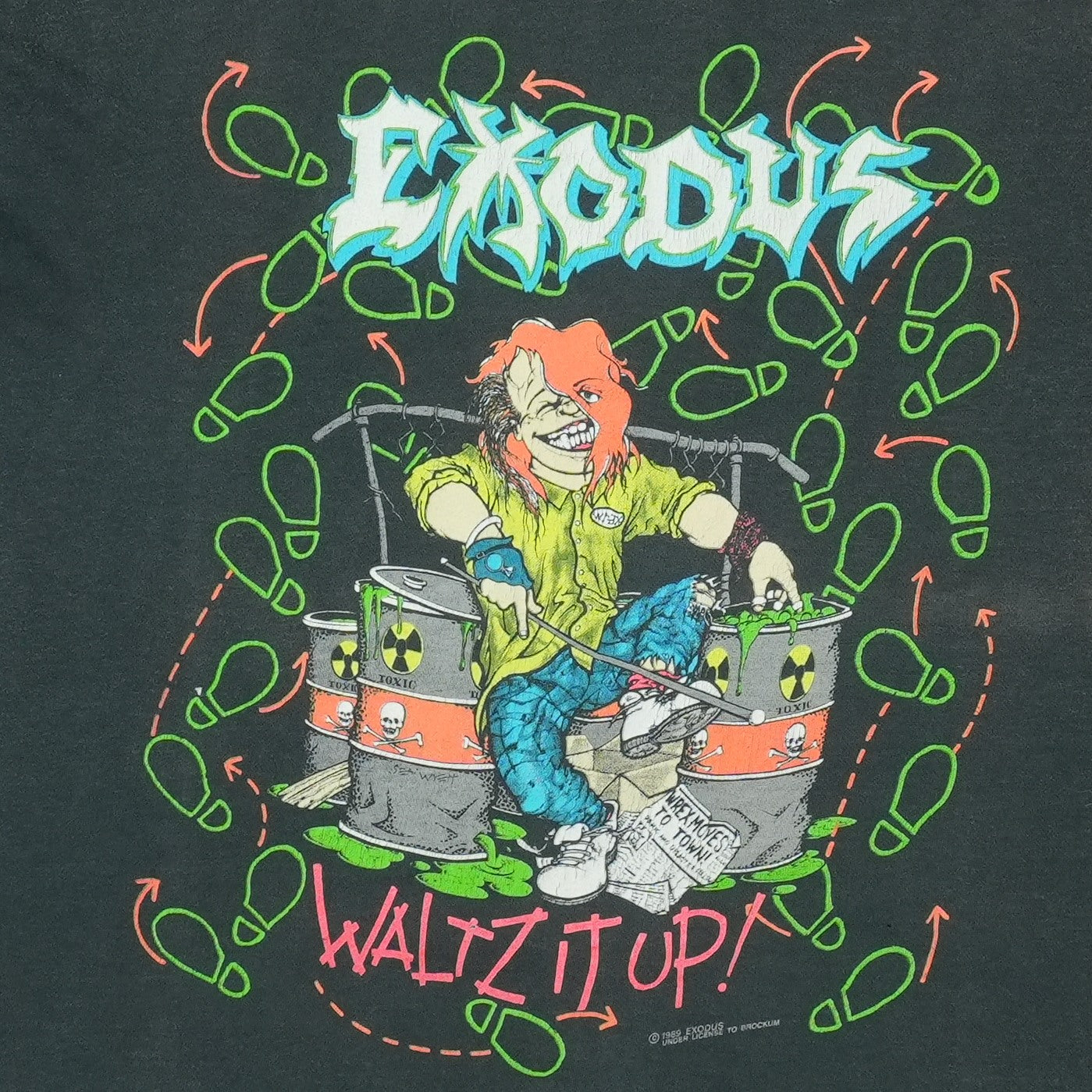 1989 Exodus Toxic Waltz Shirt
