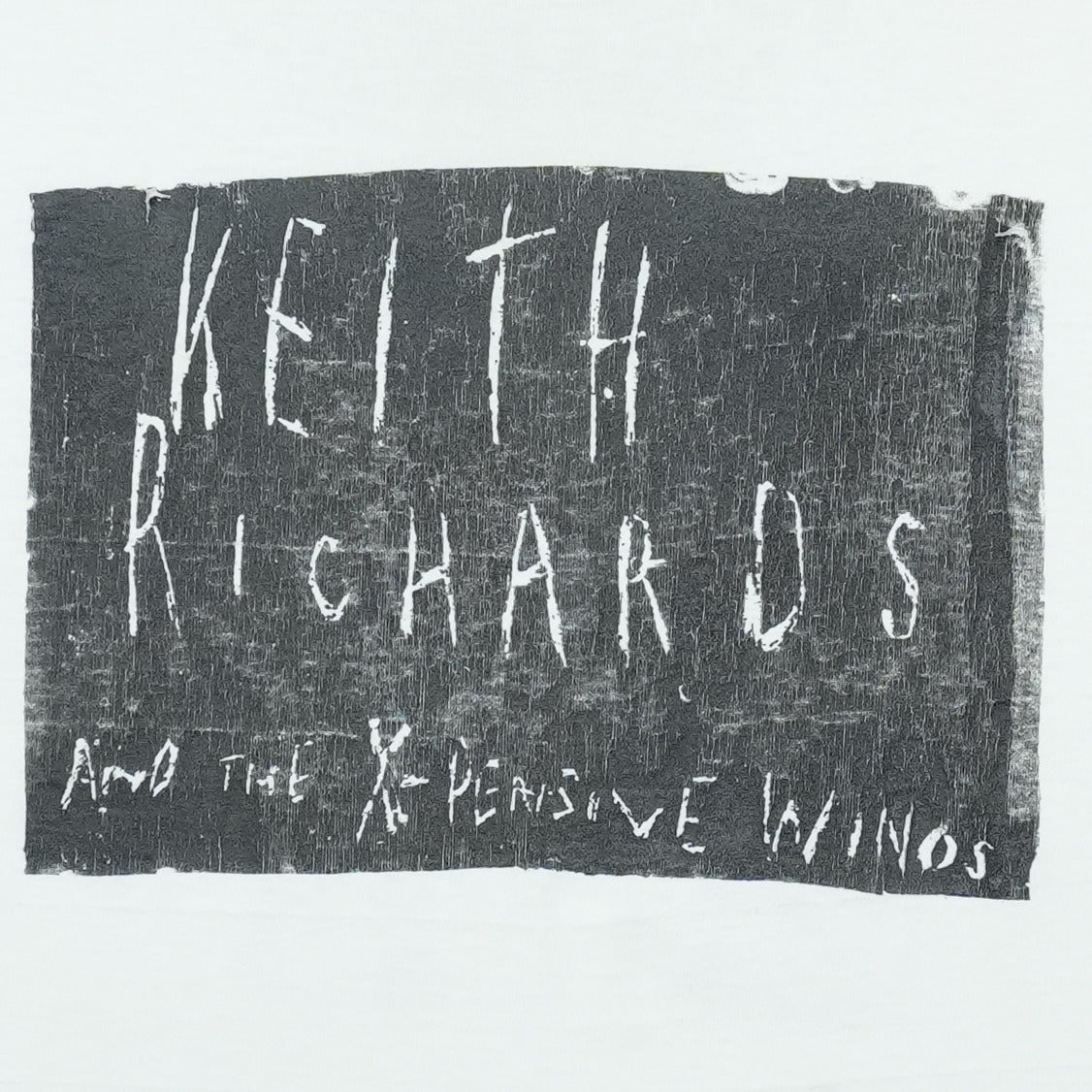 1989 Keith Richards And The X-Pensive Winos Concert Shirt