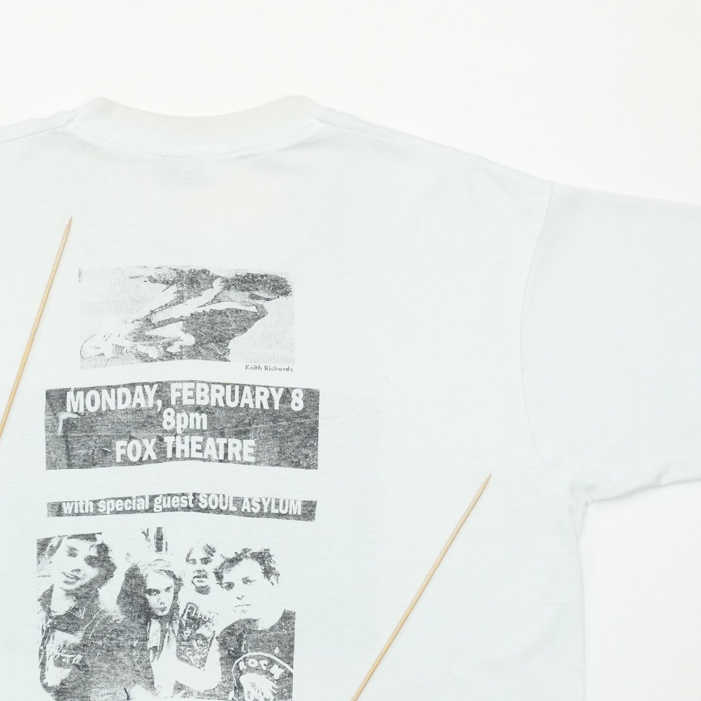 1989 Keith Richards And The X-Pensive Winos Concert Shirt
