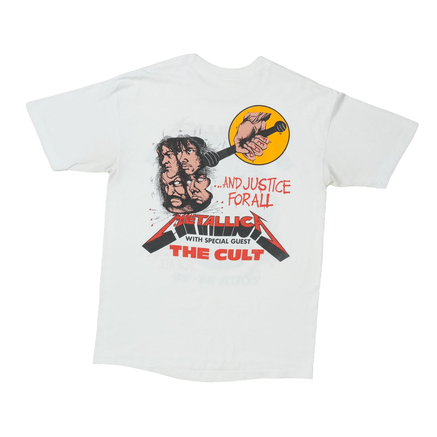 1989 Metallica And Justice For All Tour Shirt