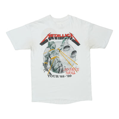 1989 Metallica And Justice For All Tour Shirt