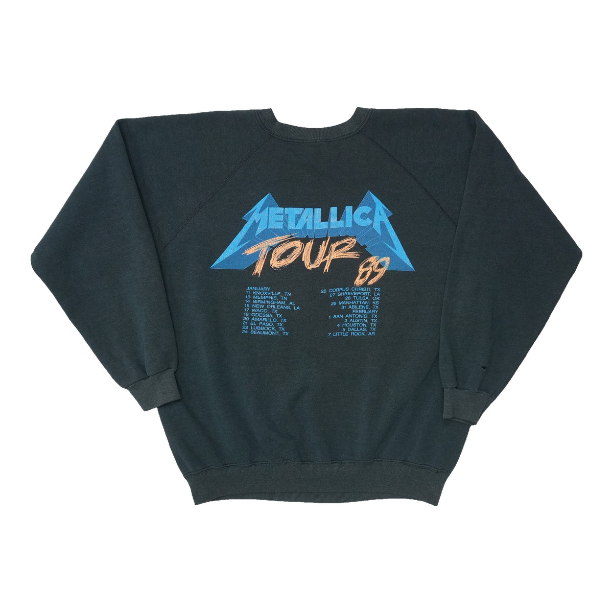 1989 Metallica And Justice For All Tour Sweatshirt