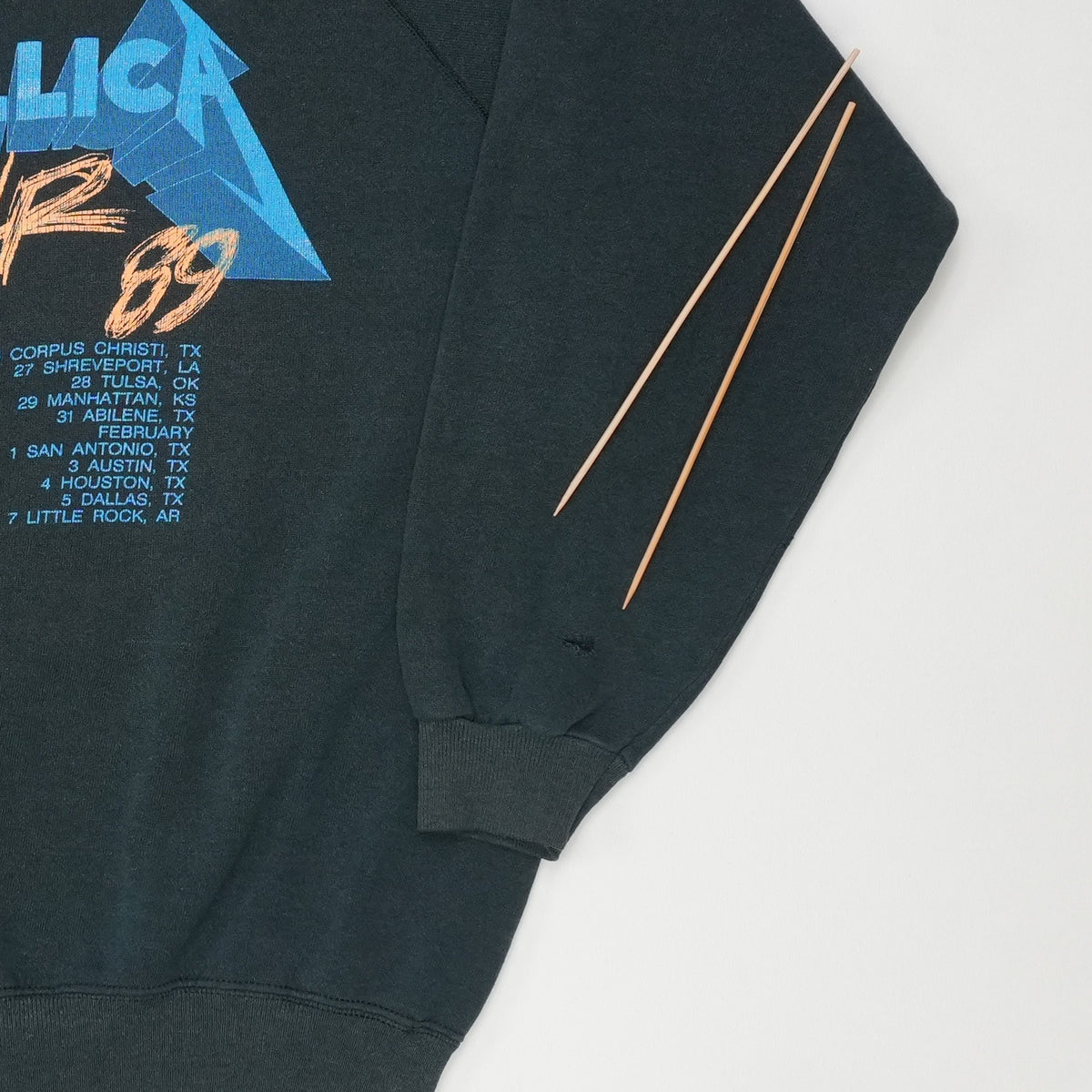1989 Metallica And Justice For All Tour Sweatshirt