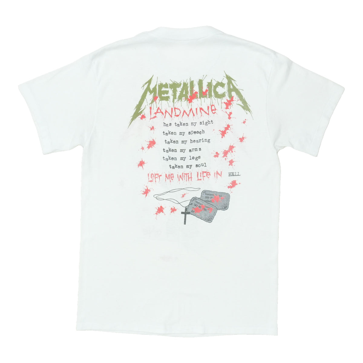 1989 Metallica One Shirt