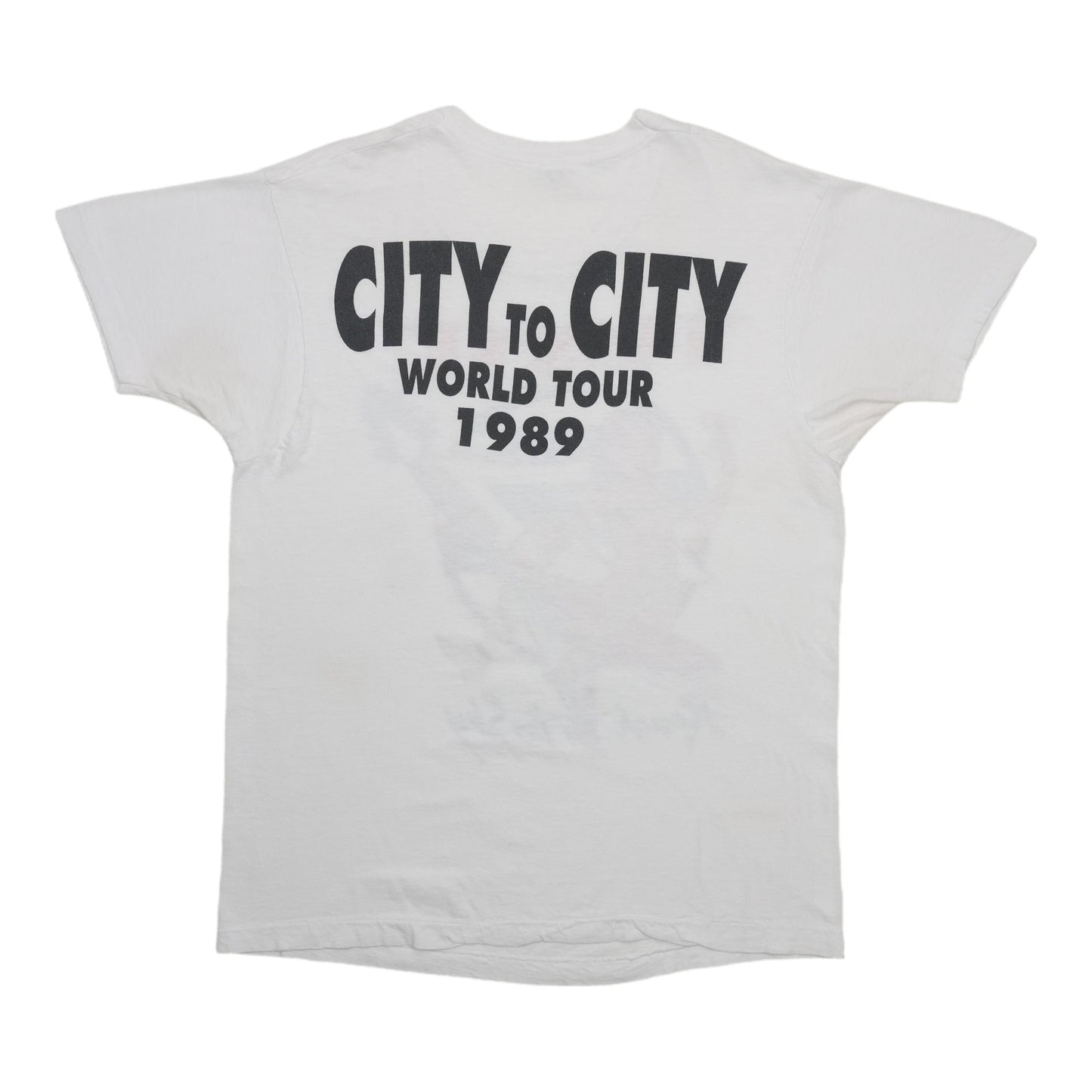 1989 Ratt Reach for the Sky City to City World Tour Shirt Back
