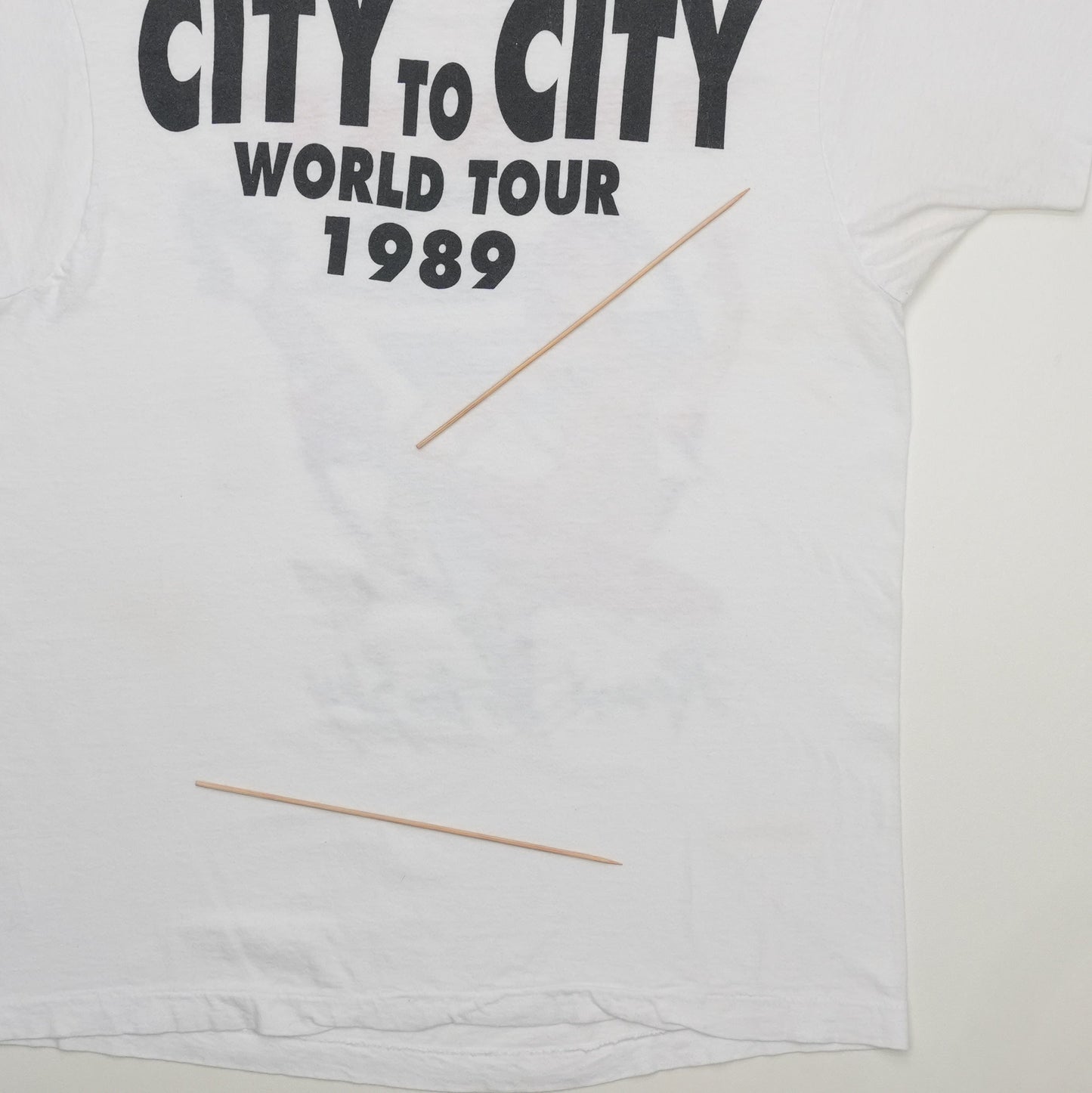 1989 Ratt Reach for the Sky City to City World Tour Shirt Detail 8