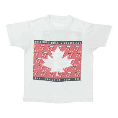 1989 The Rolling Stones Steel Wheels Canadian Tour Shirt