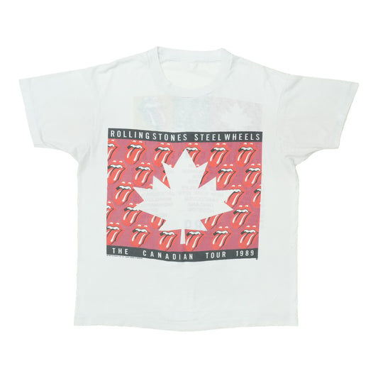 1989 The Rolling Stones Steel Wheels Canadian Tour Shirt