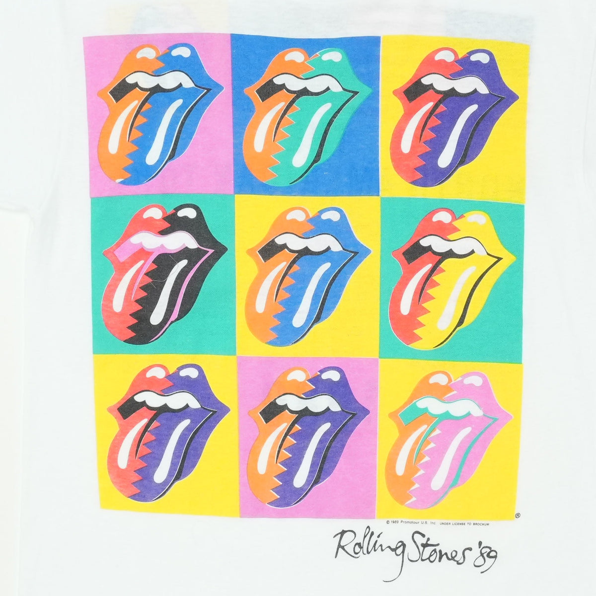 1989 The Rolling Stones Steel Wheels North American Tour Shirt
