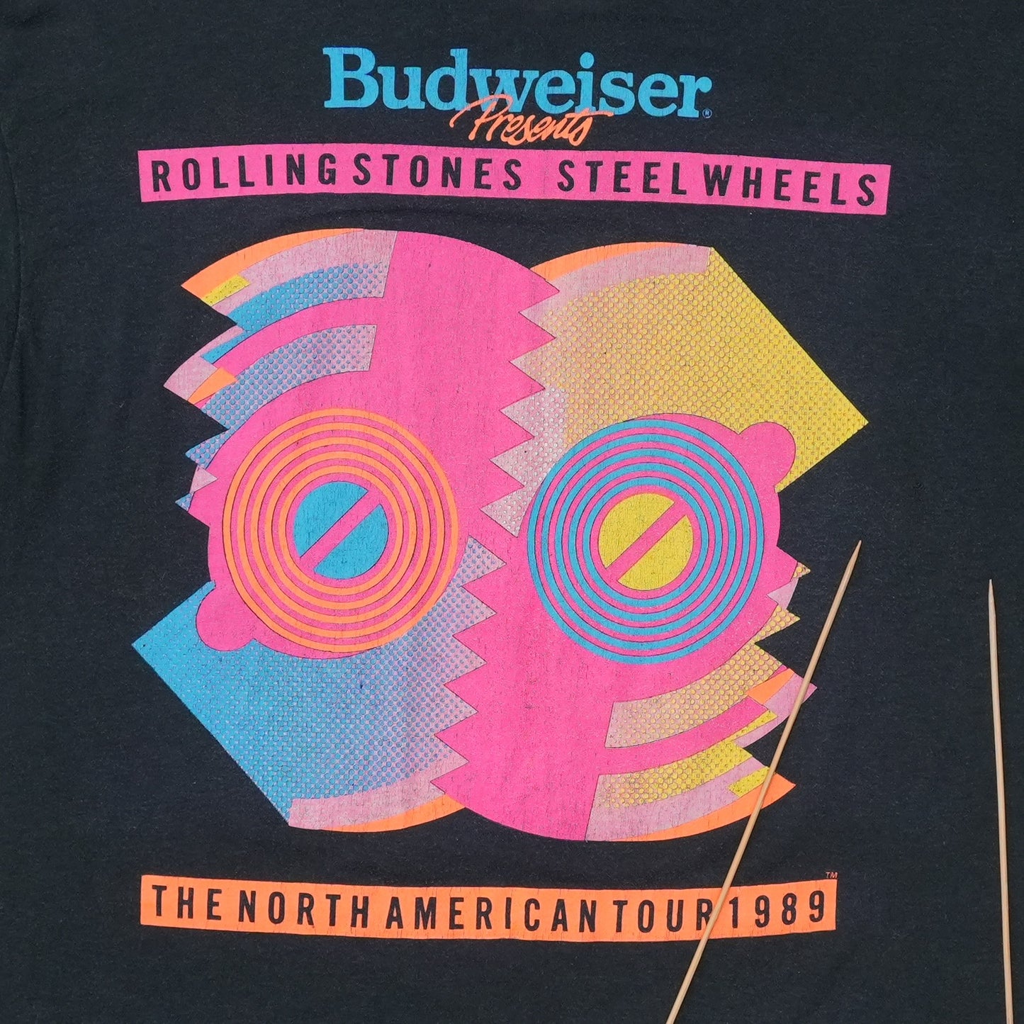 1989 The Rolling Stones Steel Wheels Tour Shirt