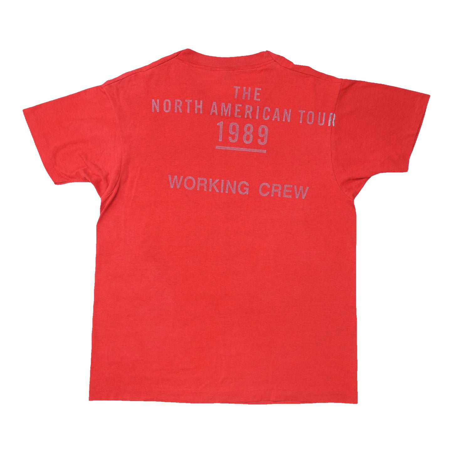 1989 The Rolling Stones Steel Wheels Working Crew Shirt
