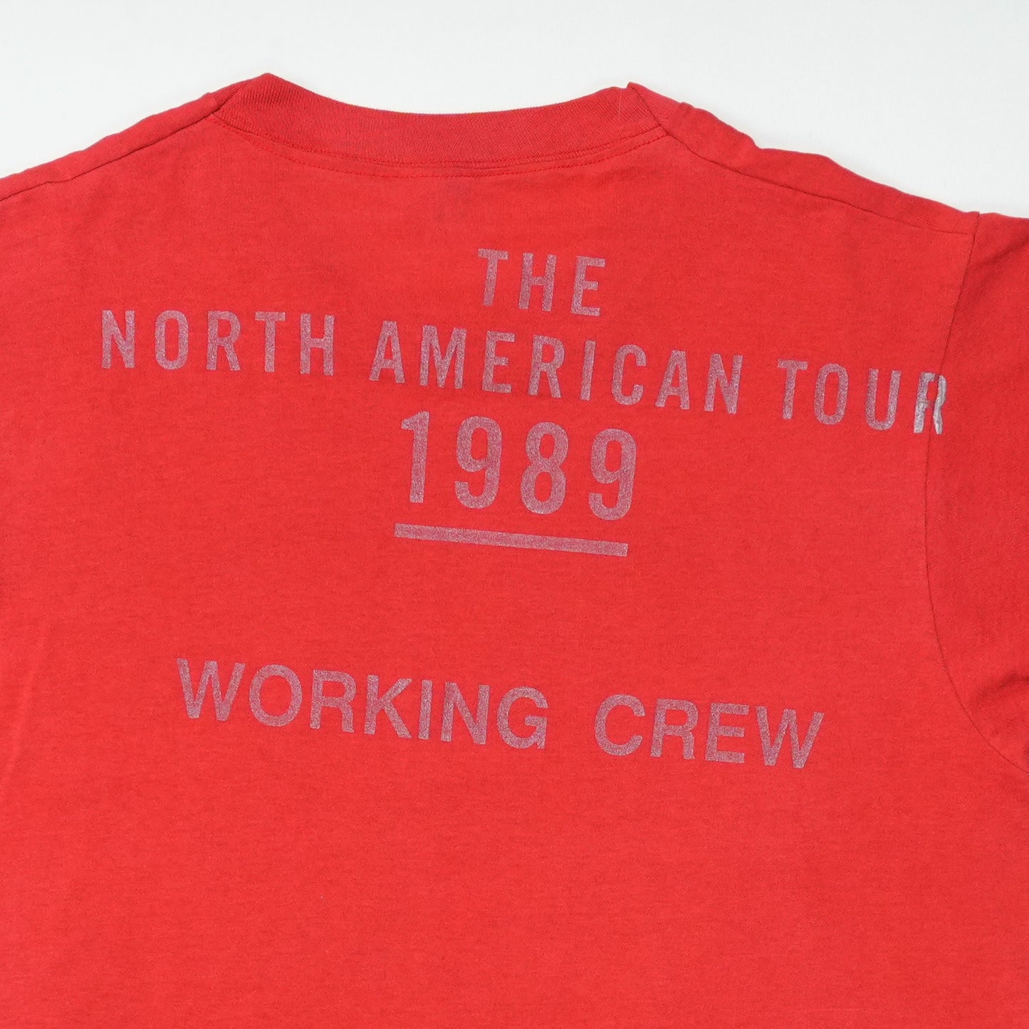 1989 The Rolling Stones Steel Wheels Working Crew Shirt