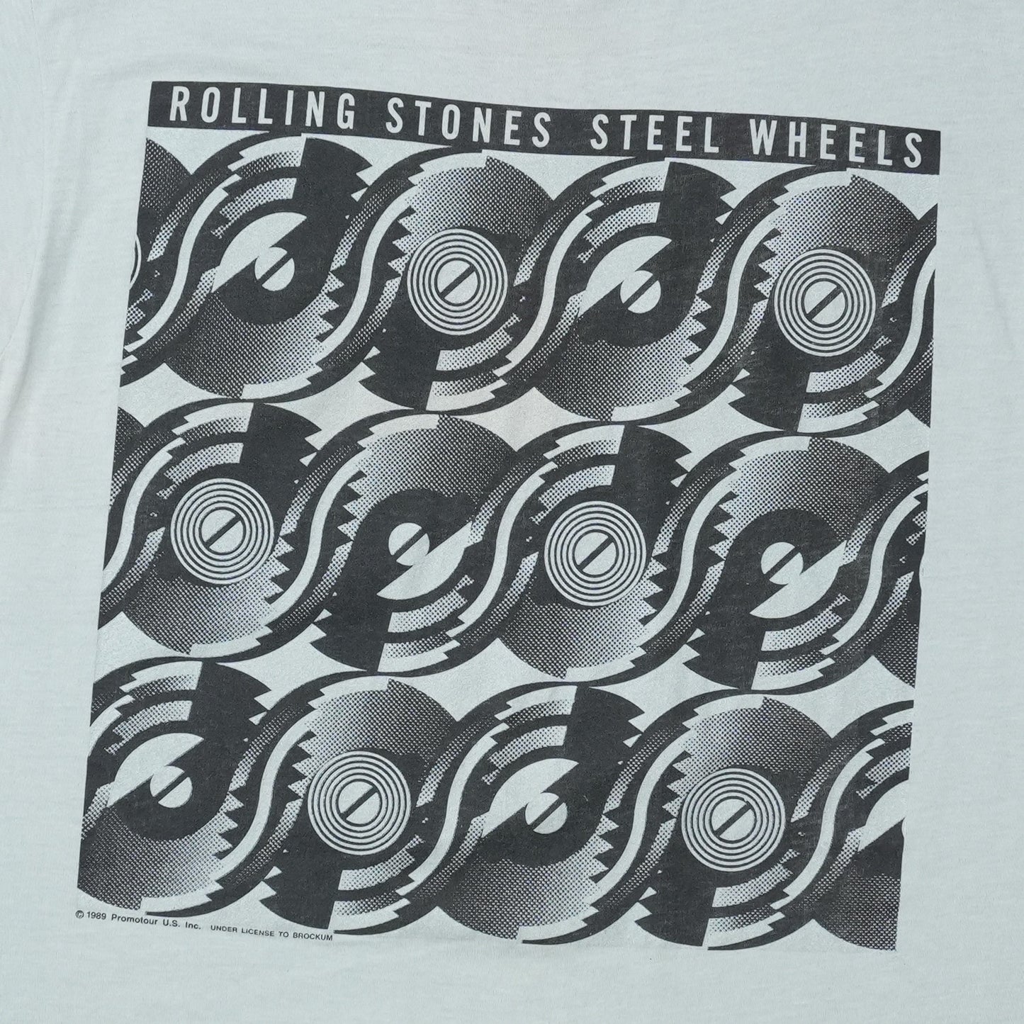 1989 The Rolling Stones Steel Wheels Working Crew Shirt