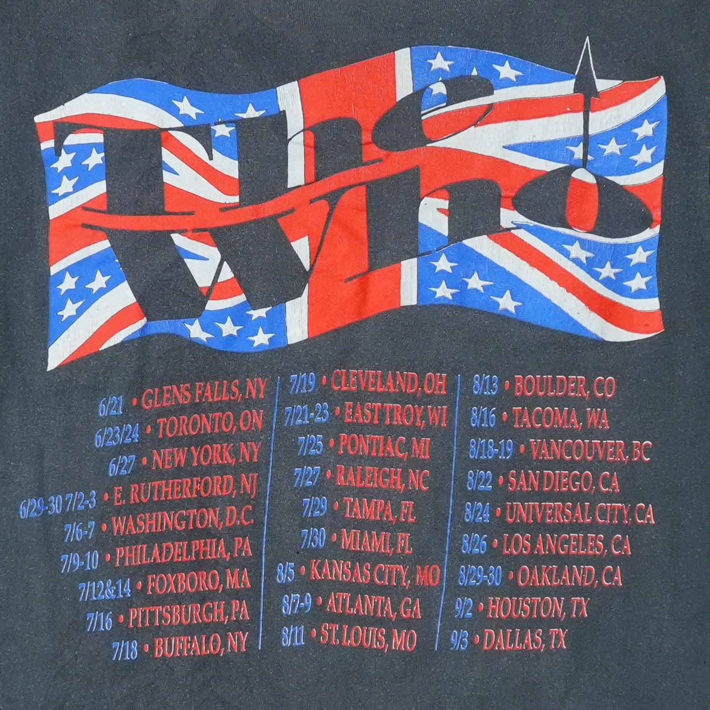 1989 The Who 25th Anniversary Tour Shirt