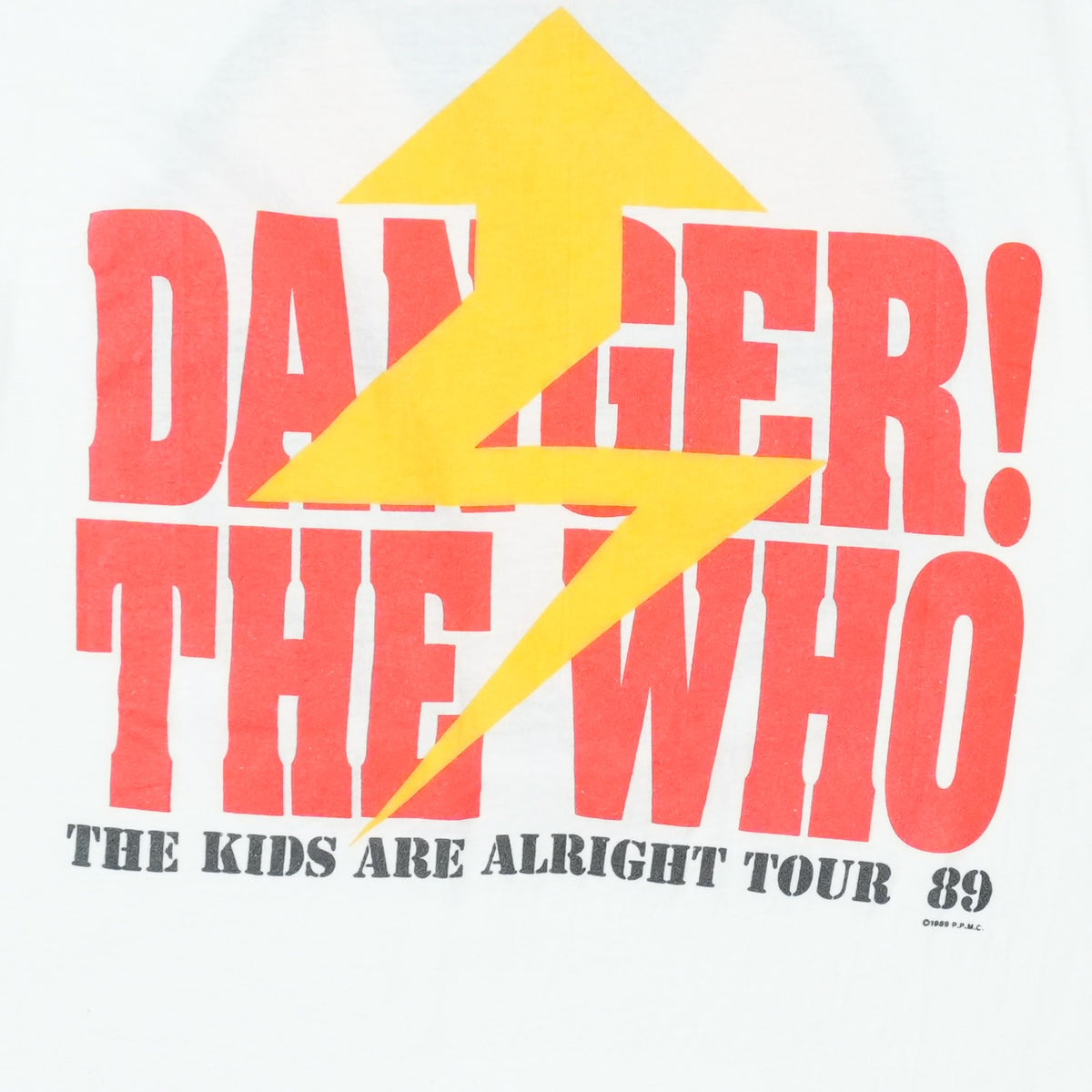 1989 The Who The Kids Are Alright Tour Shirt