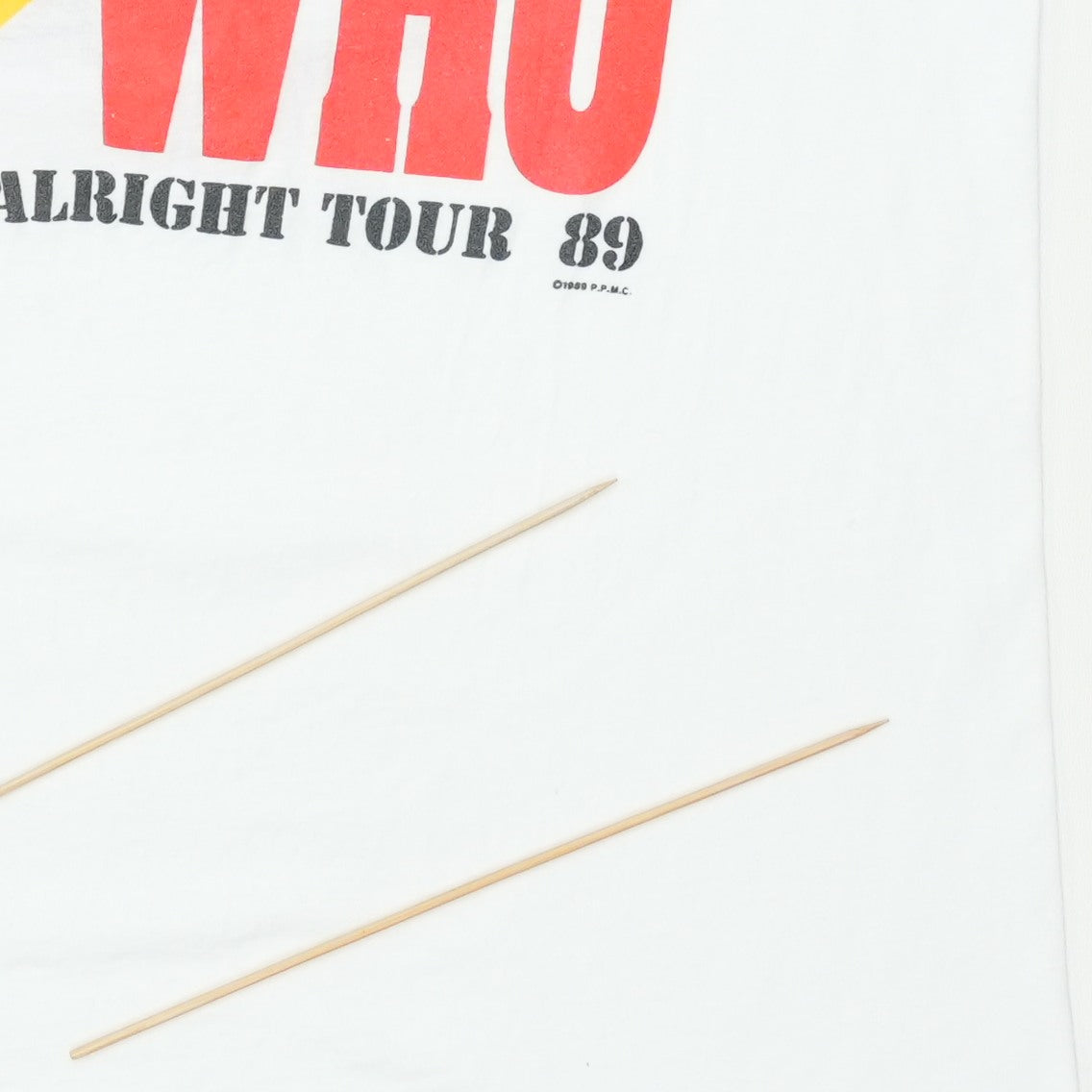 1989 The Who The Kids Are Alright Tour Shirt
