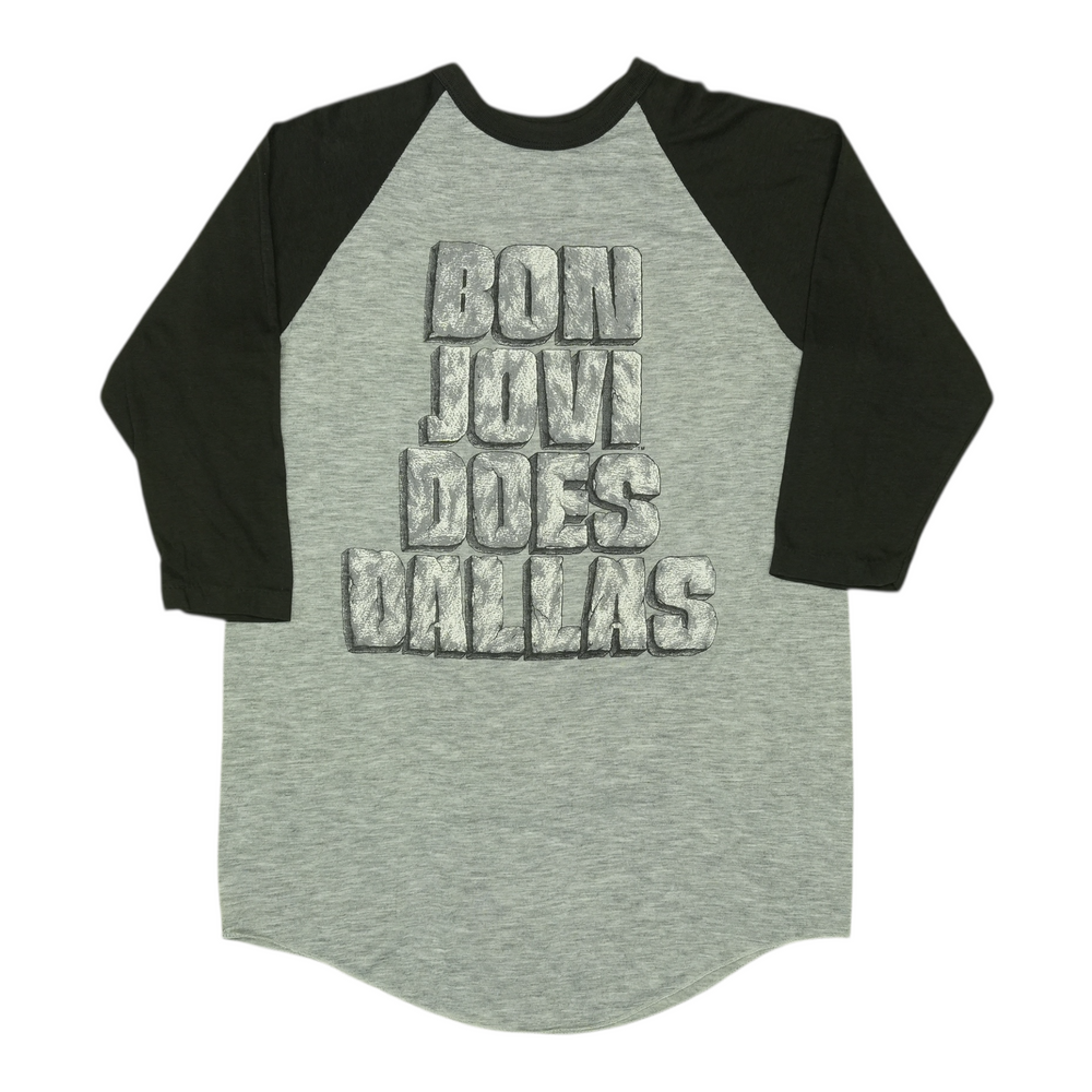 1989 Bon Jovi Does Dallas Texas Tour Jersey Shirt