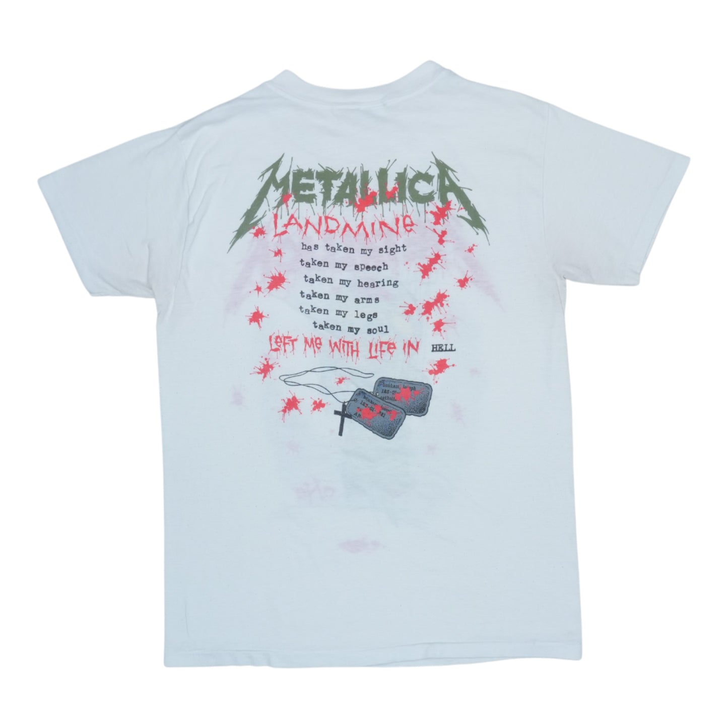 1989 Metallica One Shirt