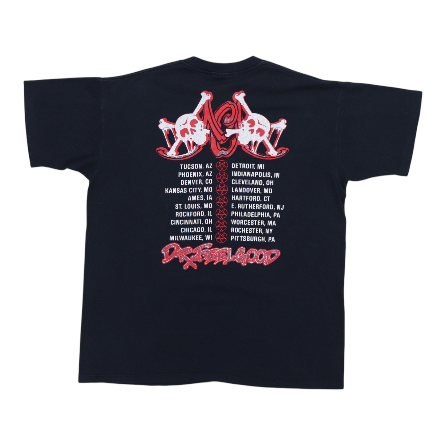 1989 Motley Crue Dr Feelgood Tour Shirt