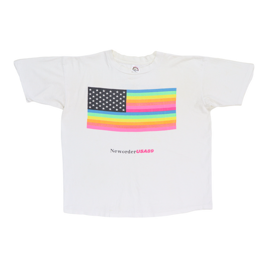 1989 New Order Technique Tour Shirt