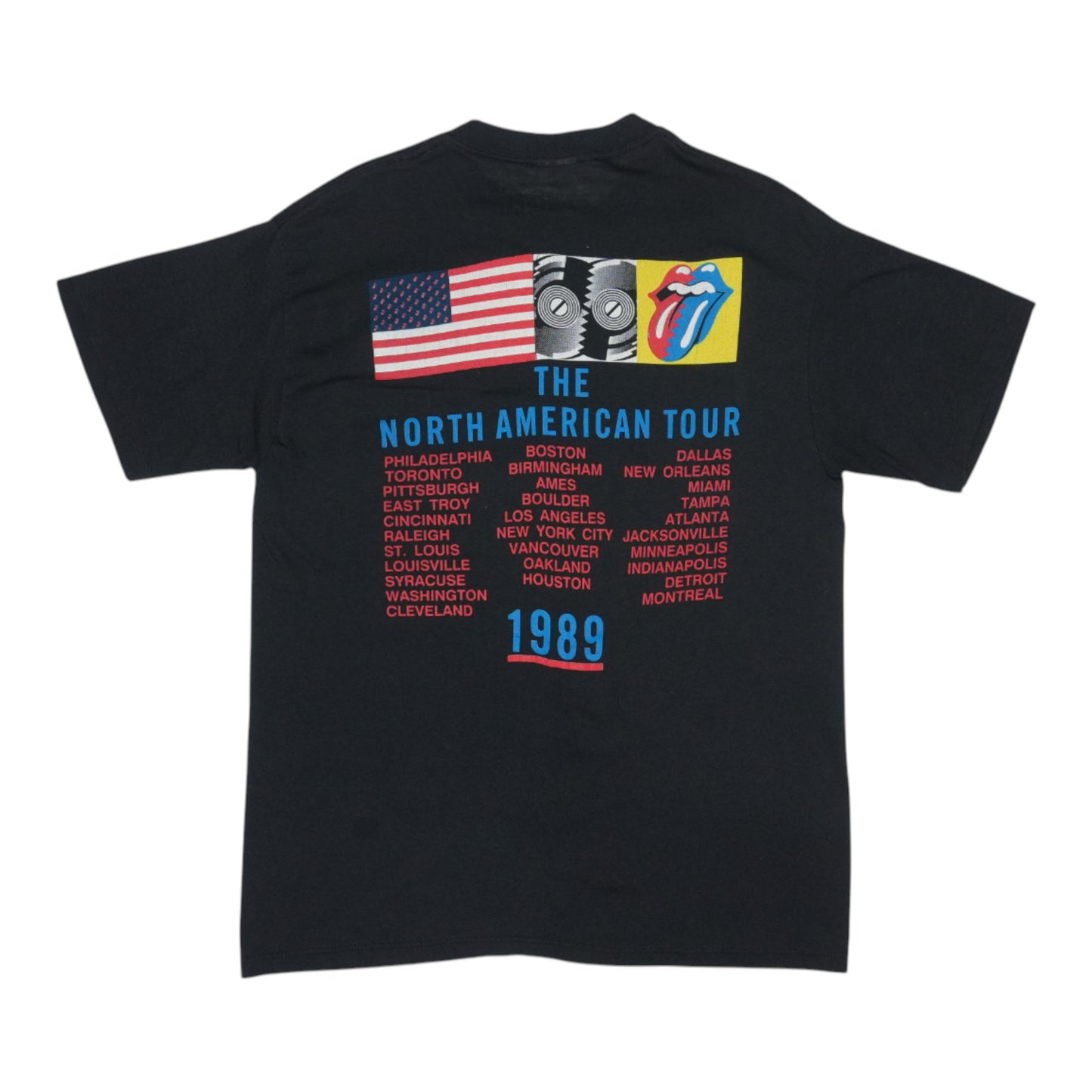 1989 Rolling Stones Steel Wheels Tour Shirt