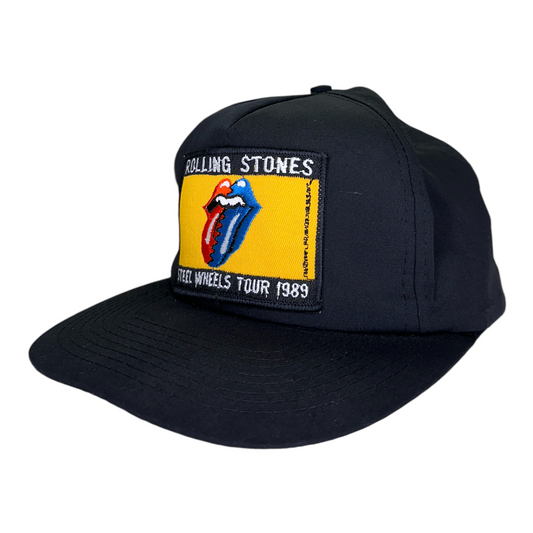 1989 Rolling Stones Steel Wheels Tour Snapback Hat Back