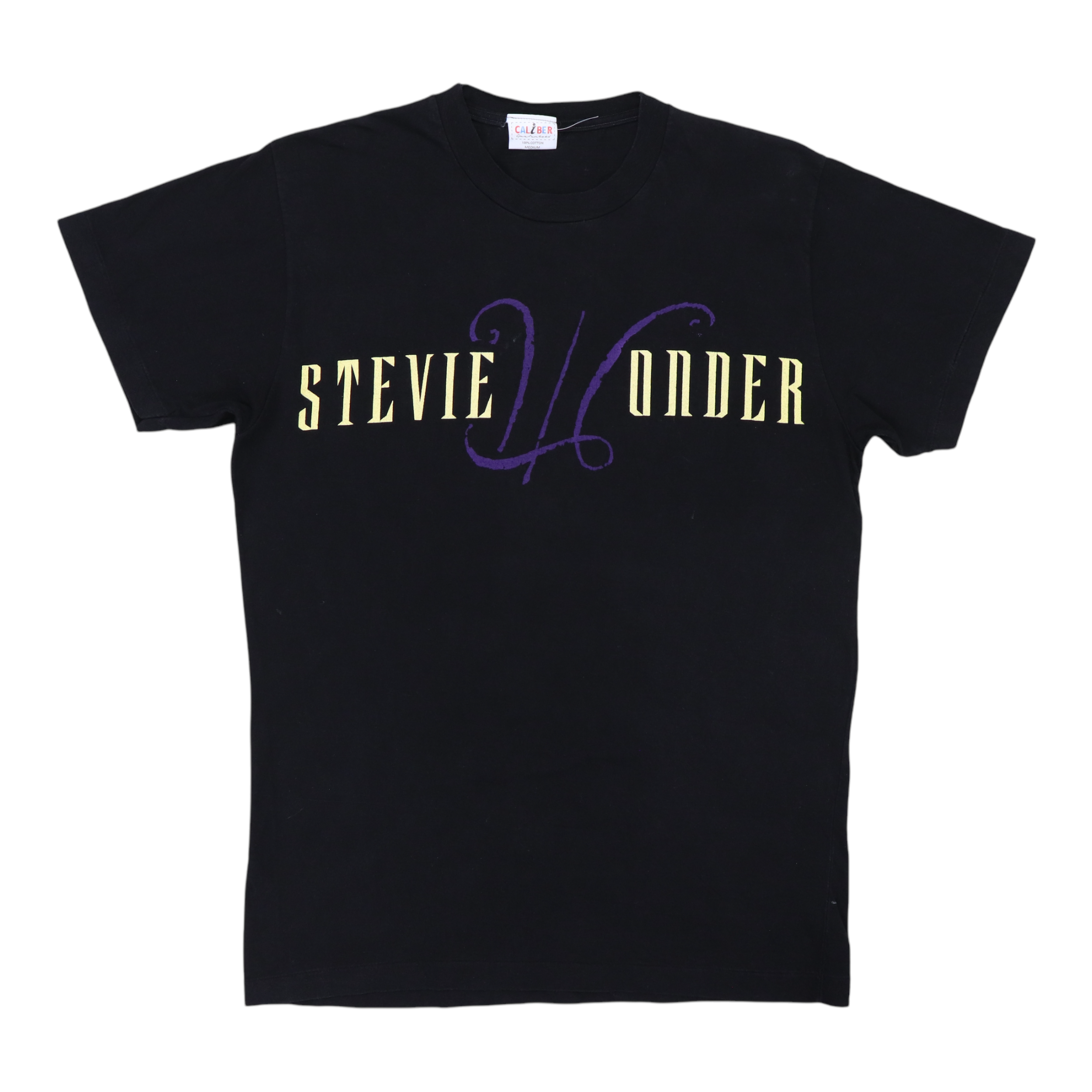 1989 Stevie Wonder European Tour Shirt | Authentic Vintage Tee 