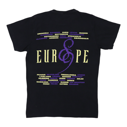 1989 Stevie Wonder European Tour Shirt Back