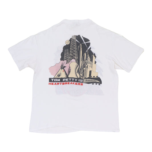 1989 Tom Petty Strange Behavior Tour Shirt Back