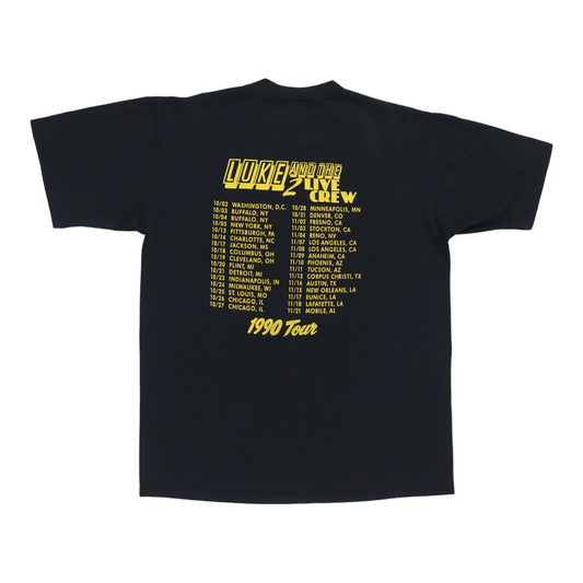 1990 2 Live Crew Banned In The USA Tour Shirt Back