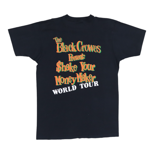 1990 Black Crowes Shake Your Money Maker Tour Shirt Back