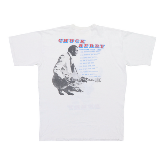 1990 Chuck Berry European Tour Shirt Back