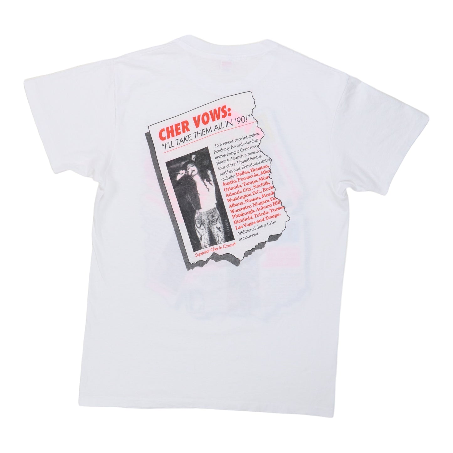 1990 Cher Irrational Enquirer Shirt