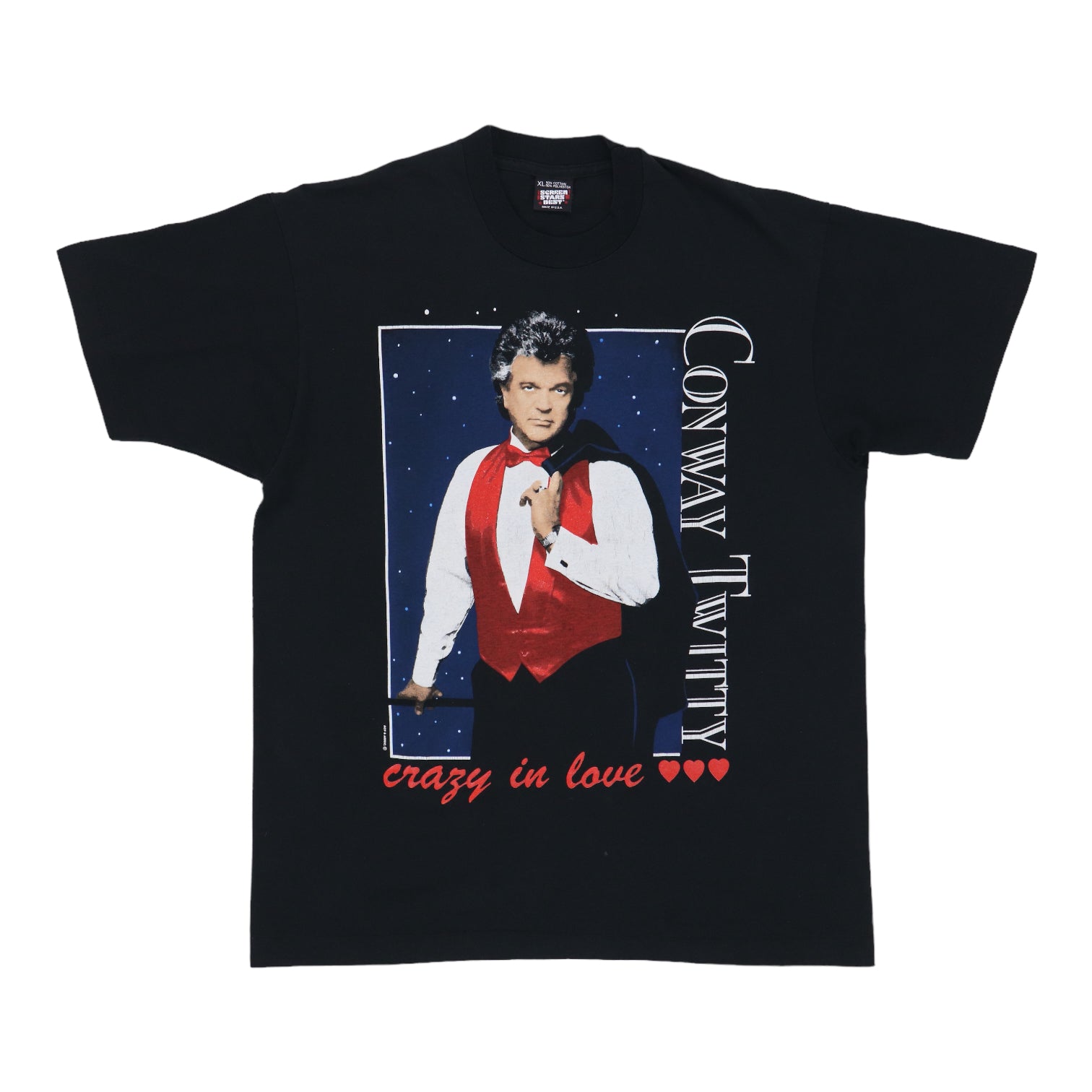 1990 Conway Twitty Crazy In Love Shirt | Authentic Vintage Tee