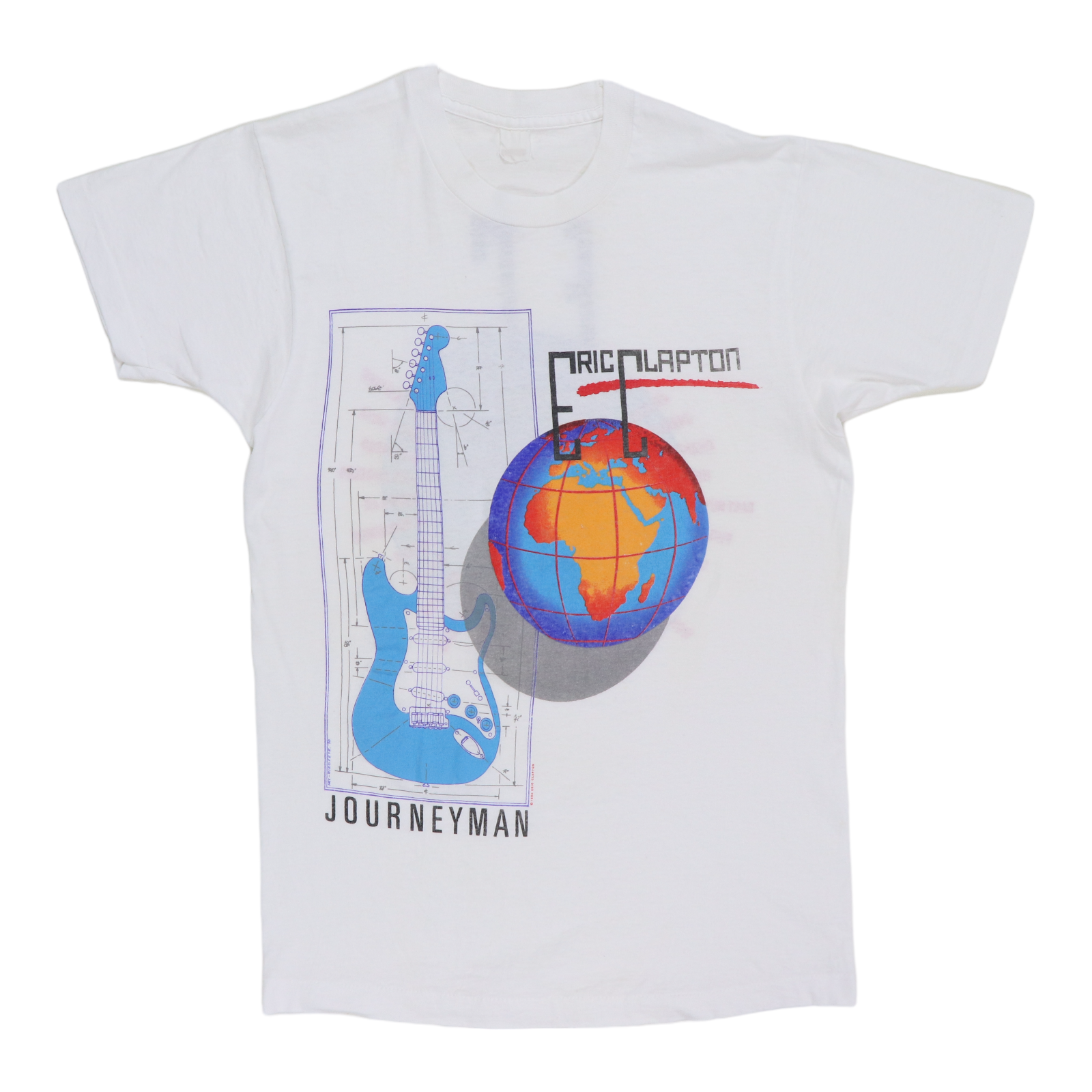 1990 Eric Clapton Journeyman Tour Shirt | Authentic Vintage Tee