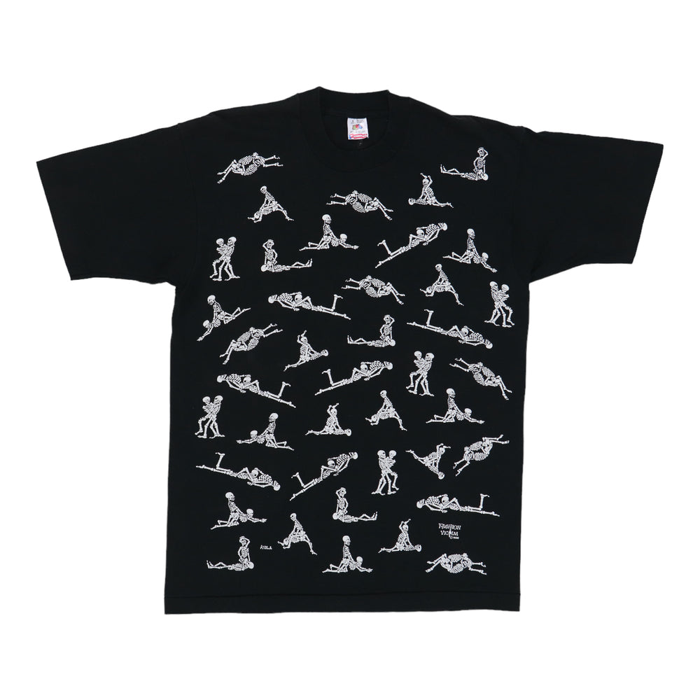 1990 Fashion Victim Skeleton Sex Kama Sutra Shirt