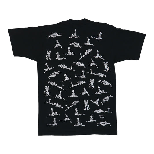 1990 Fashion Victim Skeleton Sex Kama Sutra Shirt Back