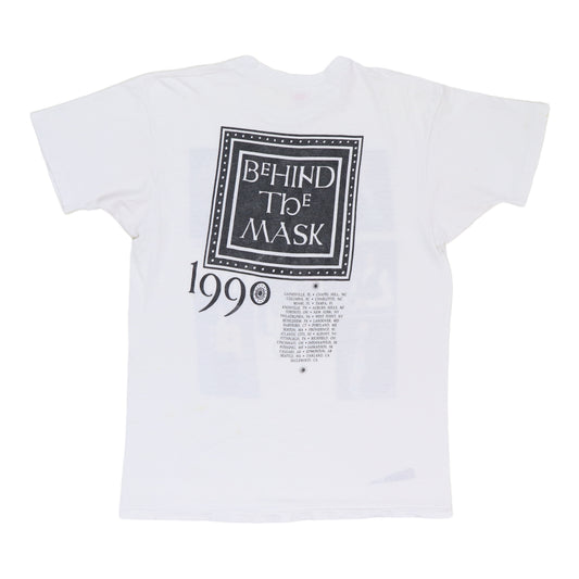 1990 Fleetwood Mac Behind The Mask Tour Shirt Back
