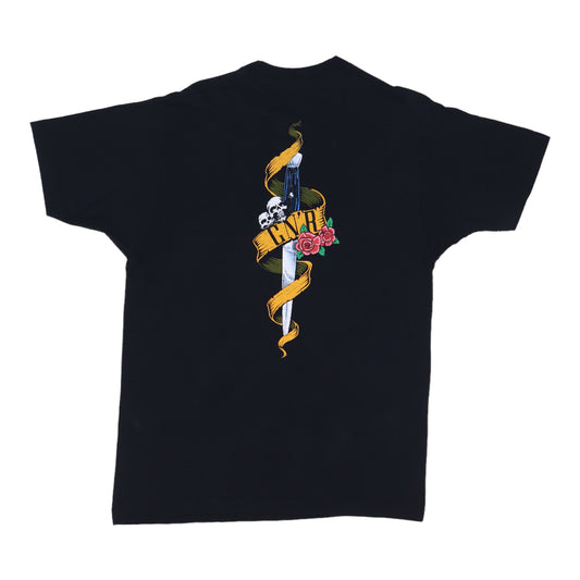 1990 Guns N Roses Skull Shirt Back