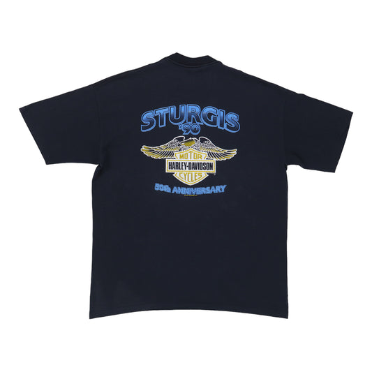 1990 Harley Davidson Sturgis Shirt Back