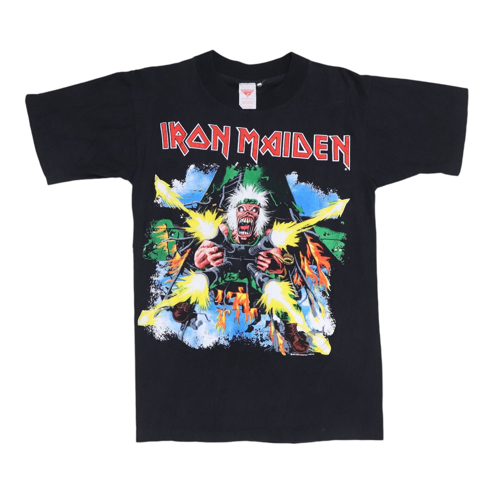 1990 Iron Maiden Shoot The Focker Tour Shirt | Authentic Vintage