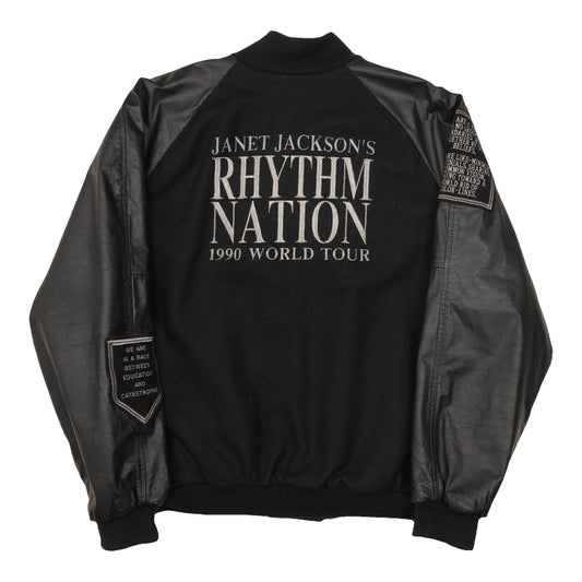 1990 Janet Jackson Rhythm Nation World Tour Varsity Jacket