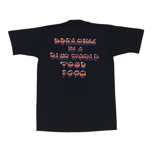 1990 Joe Stariani Dreaming In A Blue World Tour Shirt Back