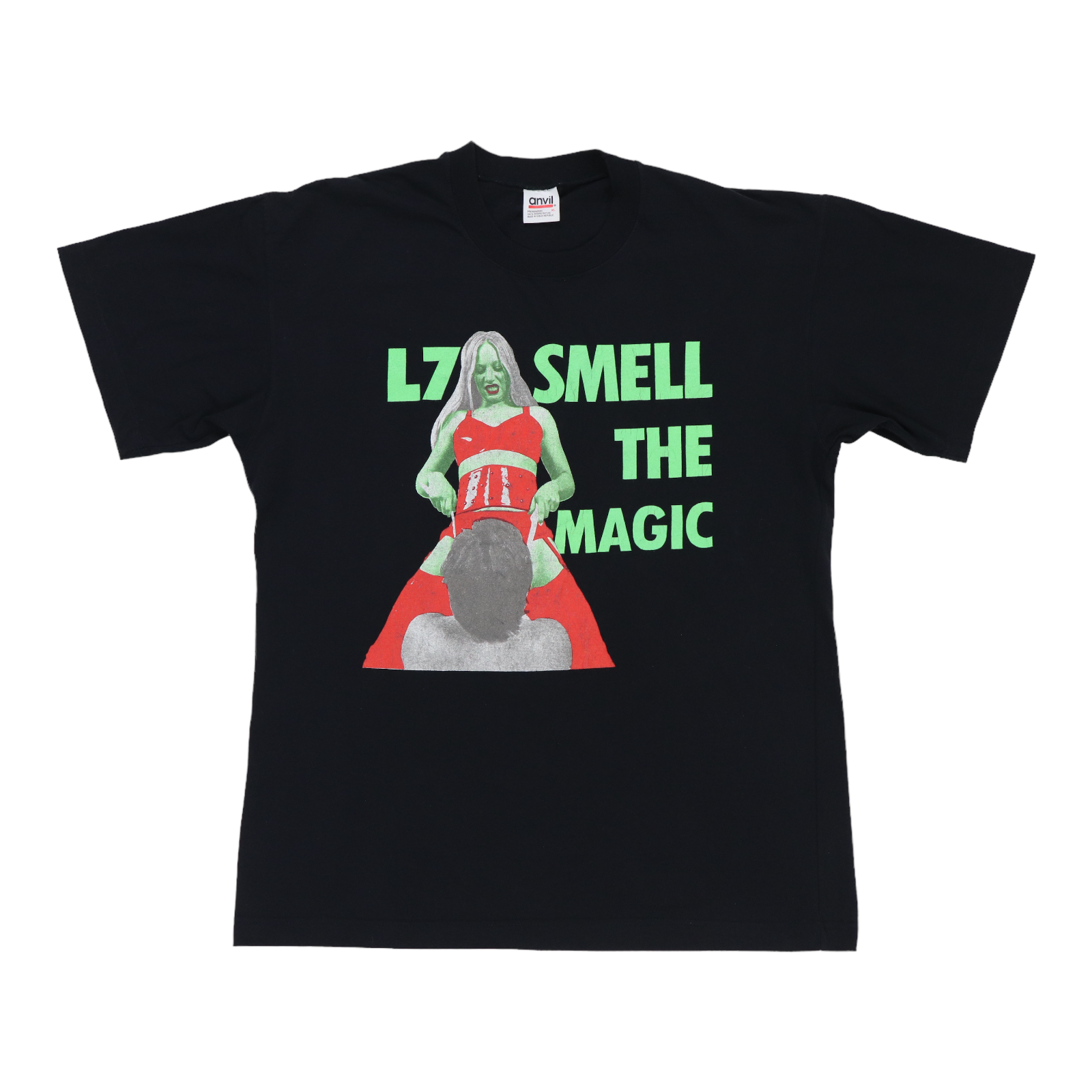 1990 L7 Smell The Magic Shirt | Authentic Vintage Tee – WyCo Vintage 1990 L7 Smell The Magic Shirt | Authentic Vintage Tee – WyCo Vintage