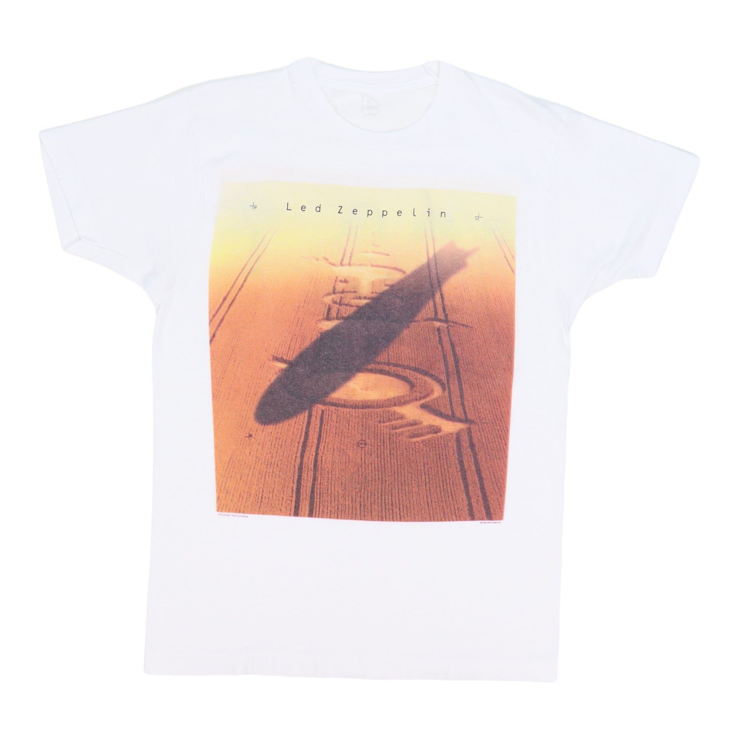 T-shirt Metal Uomo Led Zeppelin - Orange Circle - NNM - Foto 9