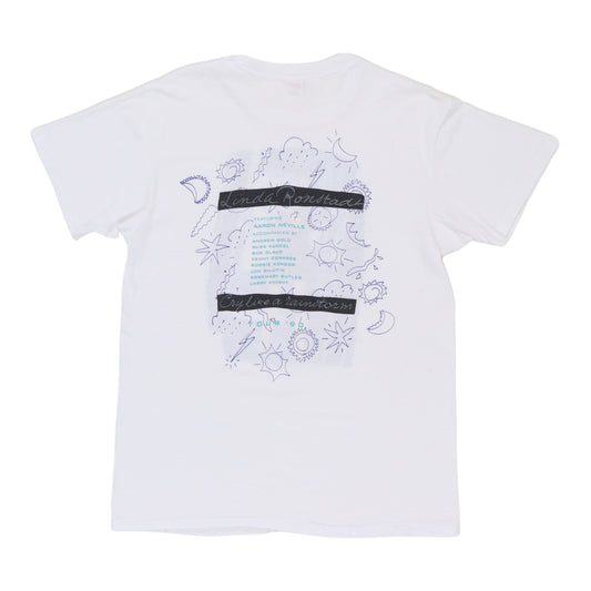 1990 Linda Rondstandt Cry Like A Rainstorm Tour Shirt Back