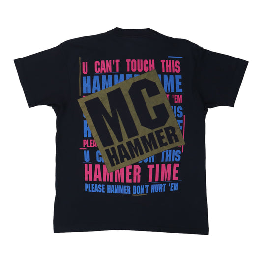 1990 MC Hammer Can't Touch This Shirt Back