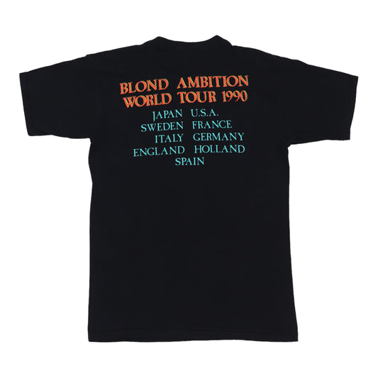 1990 Madonna Blond Ambition Tour Shirt Back